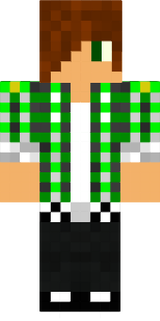 teen with green flannel and crown