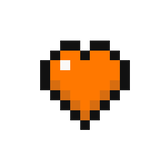 orange heart