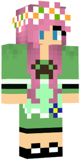 pink green