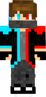 red and bluo