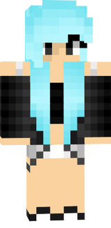 Blue and Black girl EDIT