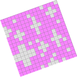 Sparkle star block magenta