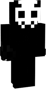 Shadow with white soul devil mask