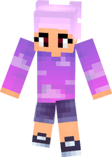 purple girl slim