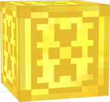 Creeper carved gold block