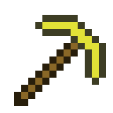 Gold pickaxe