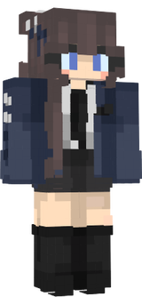 blue eye, brownie school uniform