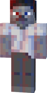Glitch steve prism colorful bizzare blue red error broken weird unique avatar minecraft player boy Aspirin60