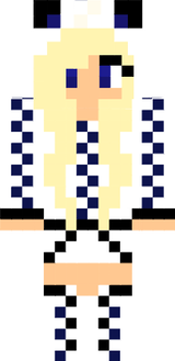 blu white girl skin