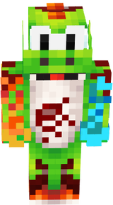 Yoshi fire an ice