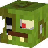 jumping zombie head