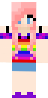 Rainbow girl