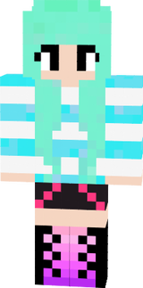 Blue Bubblegum girl