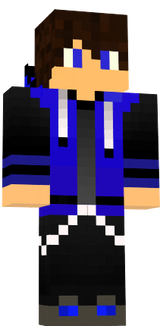 skin png azul