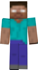 Steve as Herobrine