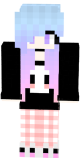 Pastel Goth PJ Girl By HeartMeMeow