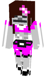 Skeleton girl 2 player bare bones texture