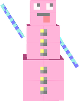 pink snowman