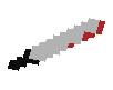 dropped sword