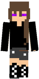 Endermen girl entry for a contest look up ender contest it should be near the end at the first list