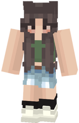 girl with green top
