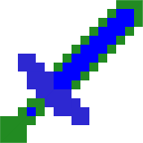 blue cactus sword