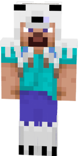 Dungeons steve with snow for armor