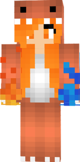 magic orange dino
