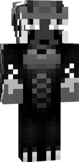 EnderMan Dragon Black and White