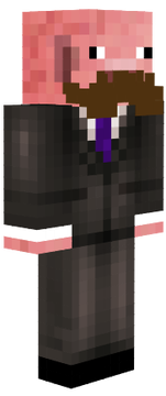 Pig inna suit