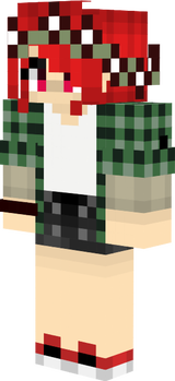 Flannel flower crown girl