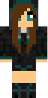 black and teal