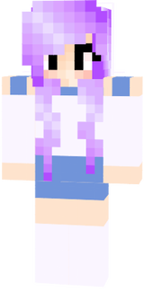 Purple hair girl