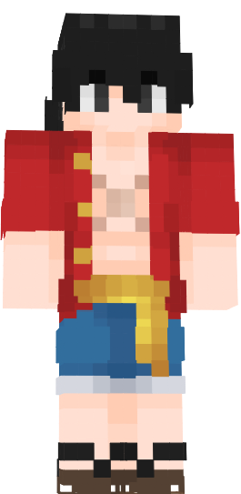 Preview of texture: Luffy SKin Java Sem CHápeu
