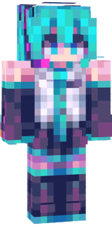 Miku skin minecraft