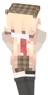 precure shy blonde girl light blue eyes school uniform head accessory and thigh socks