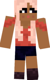 terrible minecraft girl made by a terrible artist who can't spell