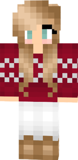 amazing red sweater girl