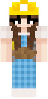 Builder Girl With eyelashes