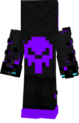 Herobrine Purple Nike Hoodie Skin