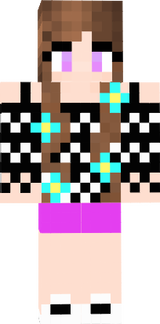 neon pigtail (with bangs)