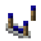 Comparador de redstone azul