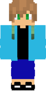 HoodieToast with green eyes and blond hair