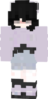purble girl black