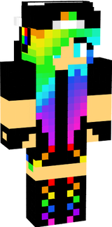 rainbow gamer girl (black edition)