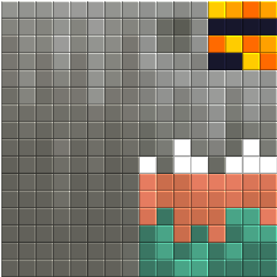 Preview of texture: light_gray_candle_lit