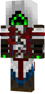 Skin Of Assasins Creeper Com Colete Vermelho