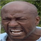 Angry Black Putin Face