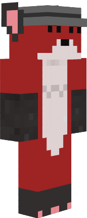 Preview of texture: Dark Red Fox With Weird Hat