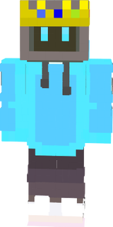 blue hoodie